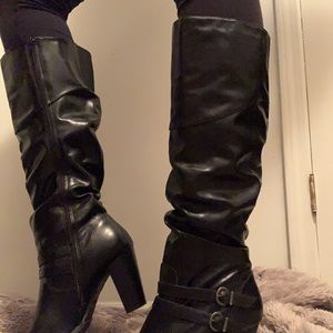 Black boots